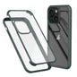Double-sided Plastic Glass Phone Protective Case, For iPhone 17e / 16e, For iPhone 16 Pro Max, For iPhone 16 Pro, For iPhone 16 Plus, For iPhone 16, For iPhone 15 Pro Max, For iPhone 15 Pro, For iPhone 15 Plus