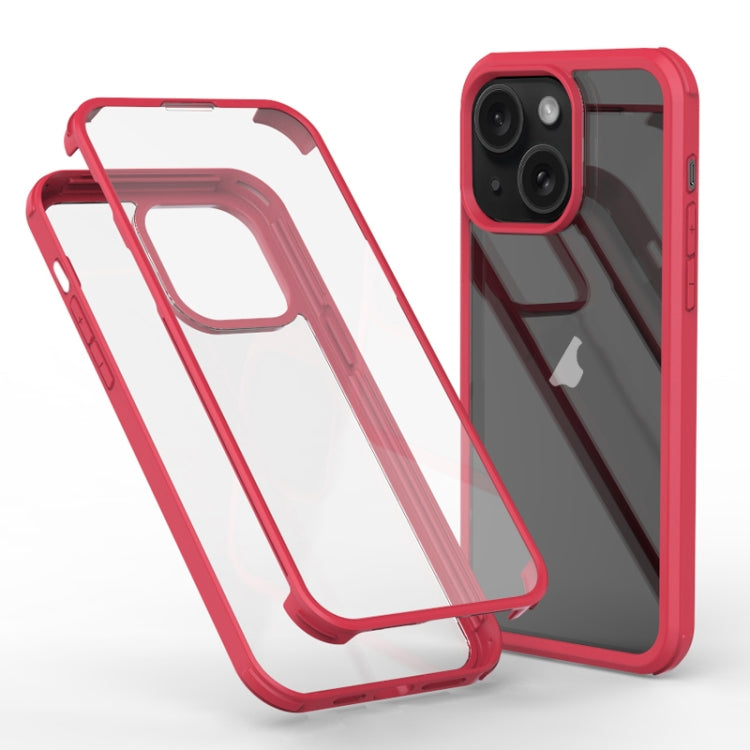 Double-sided Plastic Glass Phone Protective Case, For iPhone 15, For iPhone 14 Plus, For iPhone 14, For iPhone 14 Pro, For iPhone 14 Pro Max, For iPhone 13 Pro Max, For iPhone 13 Pro, For iPhone 13