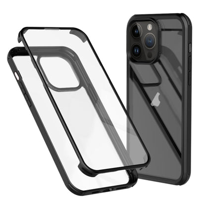 Double-sided Plastic Glass Phone Protective Case, For iPhone 15, For iPhone 14 Plus, For iPhone 14, For iPhone 14 Pro, For iPhone 14 Pro Max, For iPhone 13 Pro Max, For iPhone 13 Pro, For iPhone 13