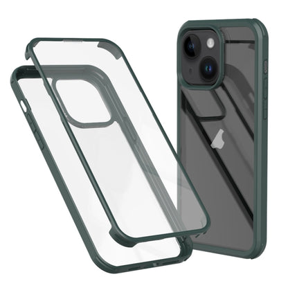 Double-sided Plastic Glass Phone Protective Case, For iPhone 15, For iPhone 14 Plus, For iPhone 14, For iPhone 14 Pro, For iPhone 14 Pro Max, For iPhone 13 Pro Max, For iPhone 13 Pro, For iPhone 13