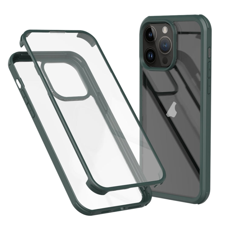 Double-sided Plastic Glass Phone Protective Case, For iPhone 15, For iPhone 14 Plus, For iPhone 14, For iPhone 14 Pro, For iPhone 14 Pro Max, For iPhone 13 Pro Max, For iPhone 13 Pro, For iPhone 13