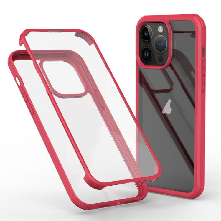 Double-sided Plastic Glass Phone Protective Case, For iPhone 15, For iPhone 14 Plus, For iPhone 14, For iPhone 14 Pro, For iPhone 14 Pro Max, For iPhone 13 Pro Max, For iPhone 13 Pro, For iPhone 13