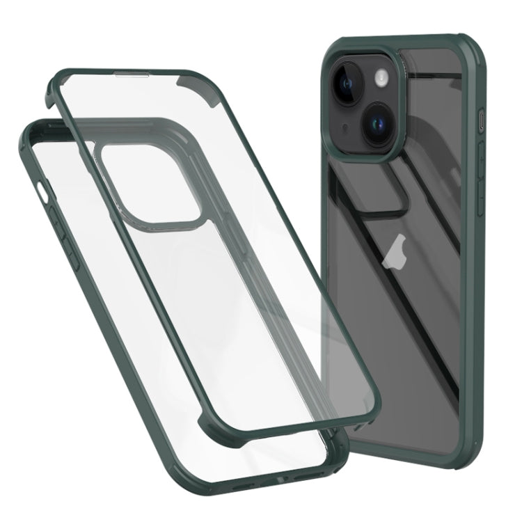 Double-sided Plastic Glass Phone Protective Case, For iPhone 15, For iPhone 14 Plus, For iPhone 14, For iPhone 14 Pro, For iPhone 14 Pro Max, For iPhone 13 Pro Max, For iPhone 13 Pro, For iPhone 13