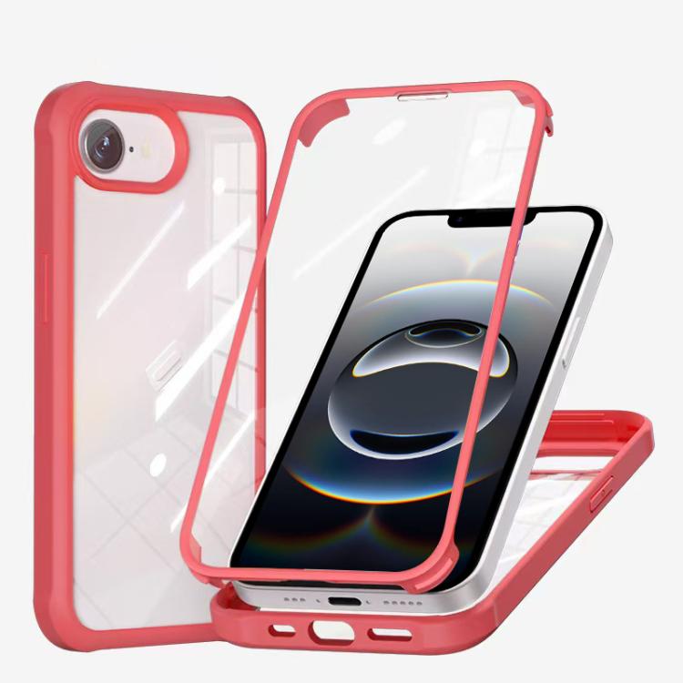 Double-sided Plastic Glass Phone Protective Case, For iPhone 17e / 16e, For iPhone 16 Pro Max, For iPhone 16 Pro, For iPhone 16 Plus, For iPhone 16, For iPhone 15 Pro Max, For iPhone 15 Pro, For iPhone 15 Plus