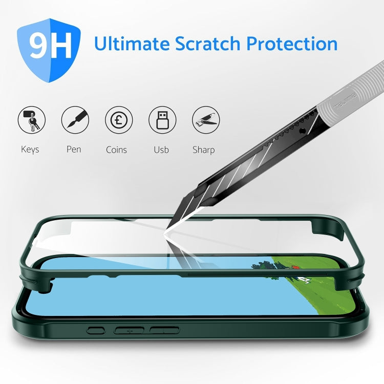 Double-sided Plastic Glass Phone Protective Case, For iPhone 17e / 16e, For iPhone 16 Pro Max, For iPhone 16 Pro, For iPhone 16 Plus, For iPhone 16, For iPhone 15 Pro Max, For iPhone 15 Pro, For iPhone 15 Plus