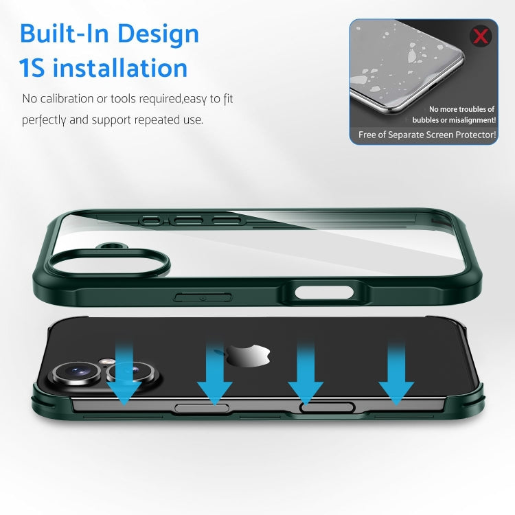 Double-sided Plastic Glass Phone Protective Case, For iPhone 15, For iPhone 14 Plus, For iPhone 14, For iPhone 14 Pro, For iPhone 14 Pro Max, For iPhone 13 Pro Max, For iPhone 13 Pro, For iPhone 13
