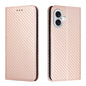 Carbon Fiber Texture Magnetic Flip Leather Phone Case, For iPhone Air, For iPhone 16 Pro Max, For iPhone 16 Pro, For iPhone 16 Plus