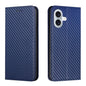 Carbon Fiber Texture Magnetic Flip Leather Phone Case