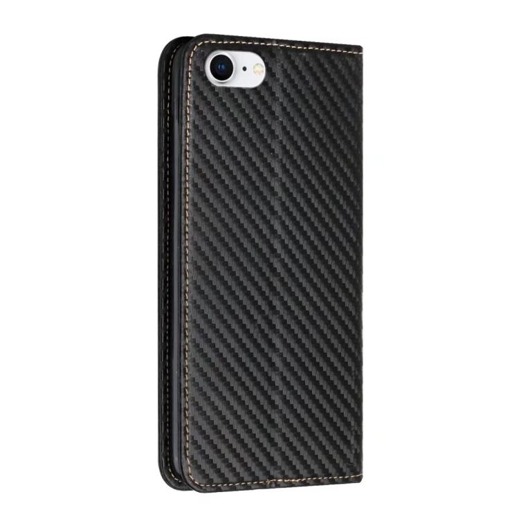 Carbon Fiber Texture Magnetic Flip Leather Phone Case, For iPhone 17e / 16e, For iPhone 17 Pro Max, For iPhone 17 Pro, For iPhone 17
