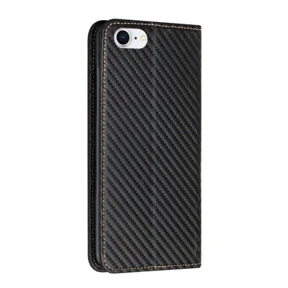 Carbon Fiber Texture Magnetic Flip Leather Phone Case, For iPhone 17e / 16e, For iPhone 17 Pro Max, For iPhone 17 Pro, For iPhone 17