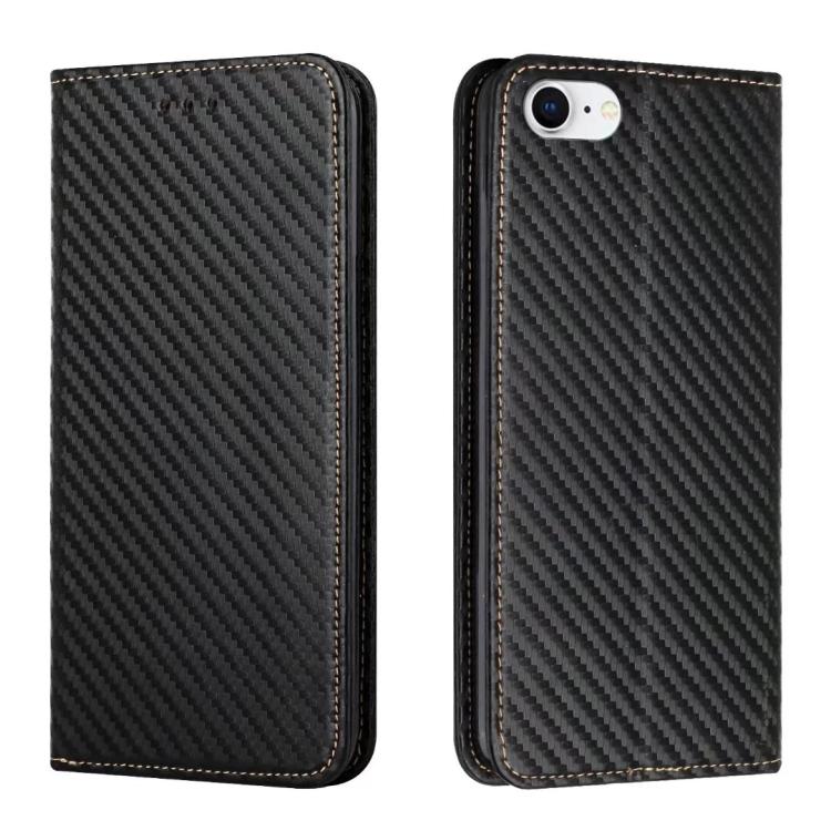 Carbon Fiber Texture Magnetic Flip Leather Phone Case, For iPhone 18 Pro / 17 Pro, For iPhone 18 Pro Max / 17 Pro Max, For iPhone 17e / 16e, For iPhone 17