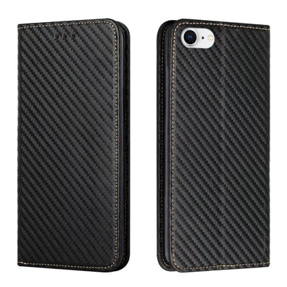 Carbon Fiber Texture Magnetic Flip Leather Phone Case, For iPhone 18 Pro / 17 Pro, For iPhone 18 Pro Max / 17 Pro Max, For iPhone 17e / 16e, For iPhone 17