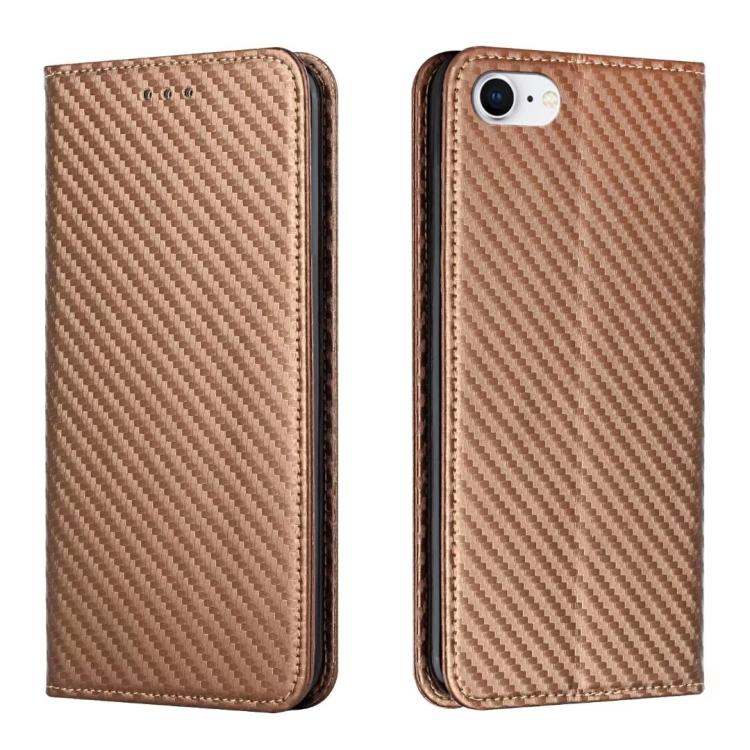 Carbon Fiber Texture Magnetic Flip Leather Phone Case, For iPhone 18 Pro / 17 Pro, For iPhone 18 Pro Max / 17 Pro Max, For iPhone 17e / 16e, For iPhone 17