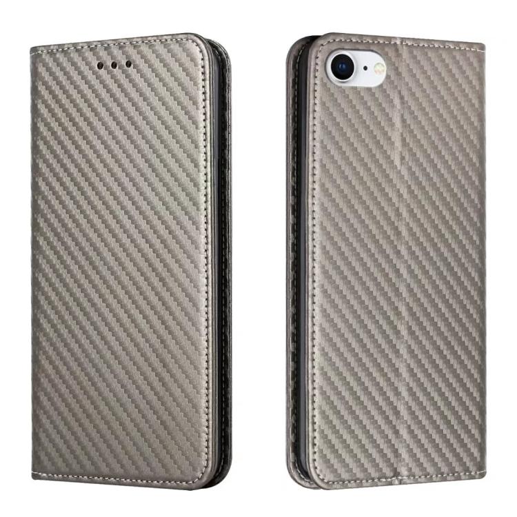 Carbon Fiber Texture Magnetic Flip Leather Phone Case, For iPhone 18 Pro / 17 Pro, For iPhone 18 Pro Max / 17 Pro Max, For iPhone 17e / 16e, For iPhone 17