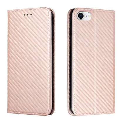 Carbon Fiber Texture Magnetic Flip Leather Phone Case, For iPhone 18 Pro / 17 Pro, For iPhone 18 Pro Max / 17 Pro Max, For iPhone 17e / 16e, For iPhone 17