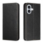 Carbon Fiber Texture Magnetic Flip Leather Phone Case, For iPhone 18 Pro / 17 Pro, For iPhone 18 Pro Max / 17 Pro Max, For iPhone 17e / 16e, For iPhone 17