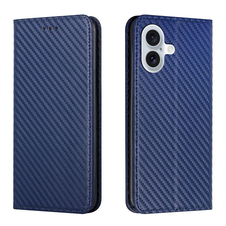 Carbon Fiber Texture Magnetic Flip Leather Phone Case, For iPhone 18 Pro / 17 Pro, For iPhone 18 Pro Max / 17 Pro Max, For iPhone 17e / 16e, For iPhone 17