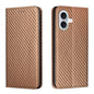 Carbon Fiber Texture Magnetic Flip Leather Phone Case, For iPhone 18 Pro / 17 Pro, For iPhone 18 Pro Max / 17 Pro Max, For iPhone 17e / 16e, For iPhone 17