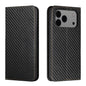 Carbon Fiber Texture Magnetic Flip Leather Phone Case, For iPhone 18 Pro / 17 Pro, For iPhone 18 Pro Max / 17 Pro Max, For iPhone 17e / 16e, For iPhone 17