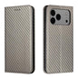 Carbon Fiber Texture Magnetic Flip Leather Phone Case, For iPhone 18 Pro / 17 Pro, For iPhone 18 Pro Max / 17 Pro Max, For iPhone 17e / 16e, For iPhone 17