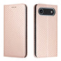 Carbon Fiber Texture Magnetic Flip Leather Phone Case, For iPhone Air, For iPhone 16 Pro Max, For iPhone 16 Pro, For iPhone 16 Plus