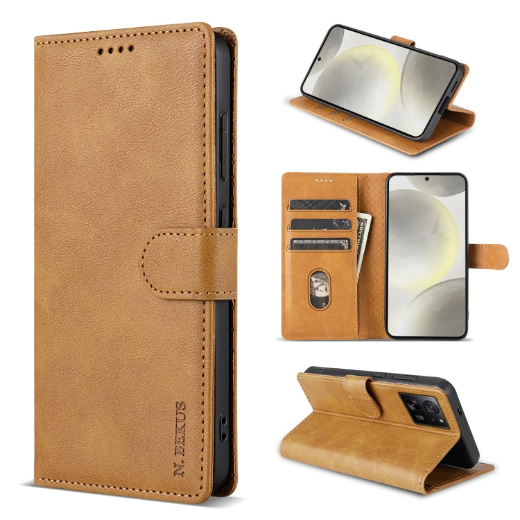 N.BEKUS CSJ-P1 Solid Color Leather Phone Case, For Xiaomi 14 Ultra, For Xiaomi 14, For Xiaomi 13T / 13T Pro, For Xiaomi 13 Ultra