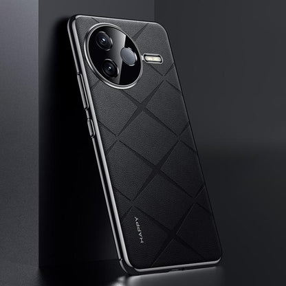 Plain Leather PC Phone Case