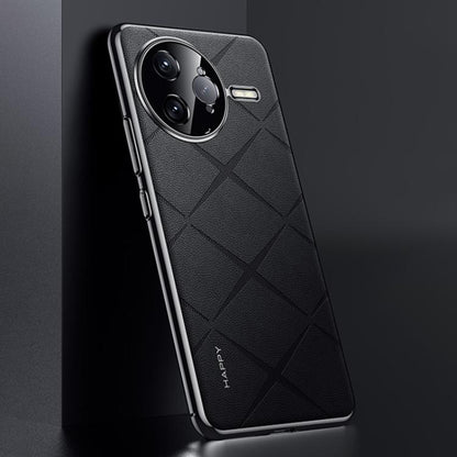 Plain Leather PC Phone Case