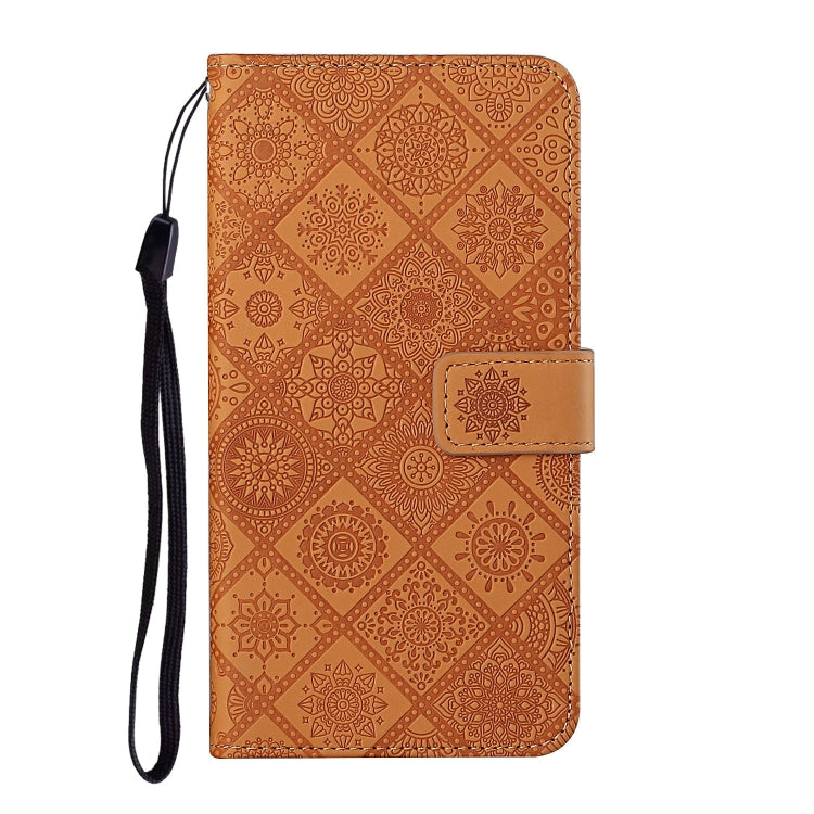 Ethnic Style Embossed Pattern Leather Phone Case