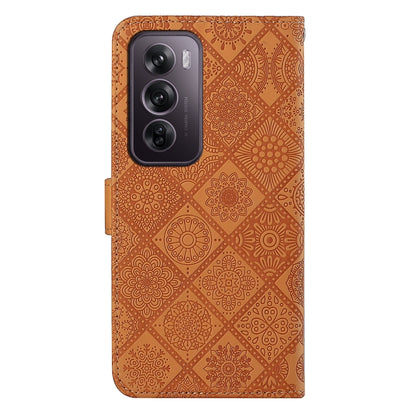 Ethnic Style Embossed Pattern Leather Phone Case