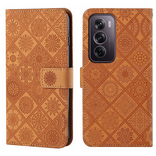 Ethnic Style Embossed Pattern Leather Phone Case