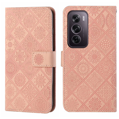 Ethnic Style Embossed Pattern Leather Phone Case