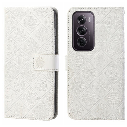 Ethnic Style Embossed Pattern Leather Phone Case