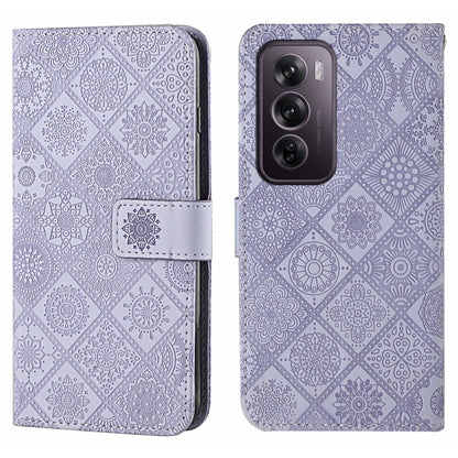 Ethnic Style Embossed Pattern Leather Phone Case, For OPPO Reno12 F Global, For OPPO Reno12 Pro Global, For OPPO Reno12 5G Global
