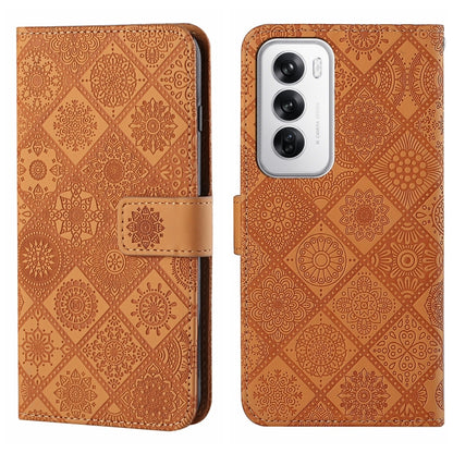 Ethnic Style Embossed Pattern Leather Phone Case