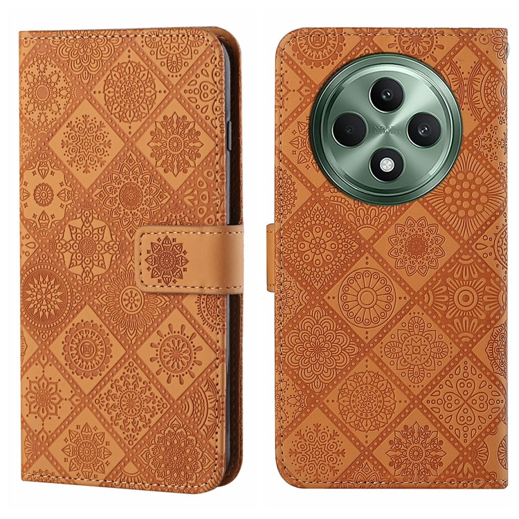 Ethnic Style Embossed Pattern Leather Phone Case, For OPPO Reno12 F Global, For OPPO Reno12 Pro Global, For OPPO Reno12 5G Global