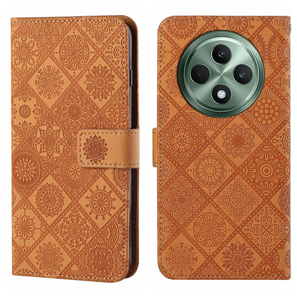 Ethnic Style Embossed Pattern Leather Phone Case