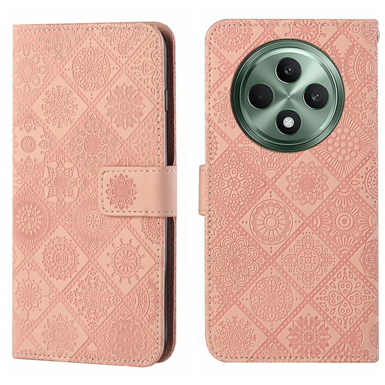 Ethnic Style Embossed Pattern Leather Phone Case