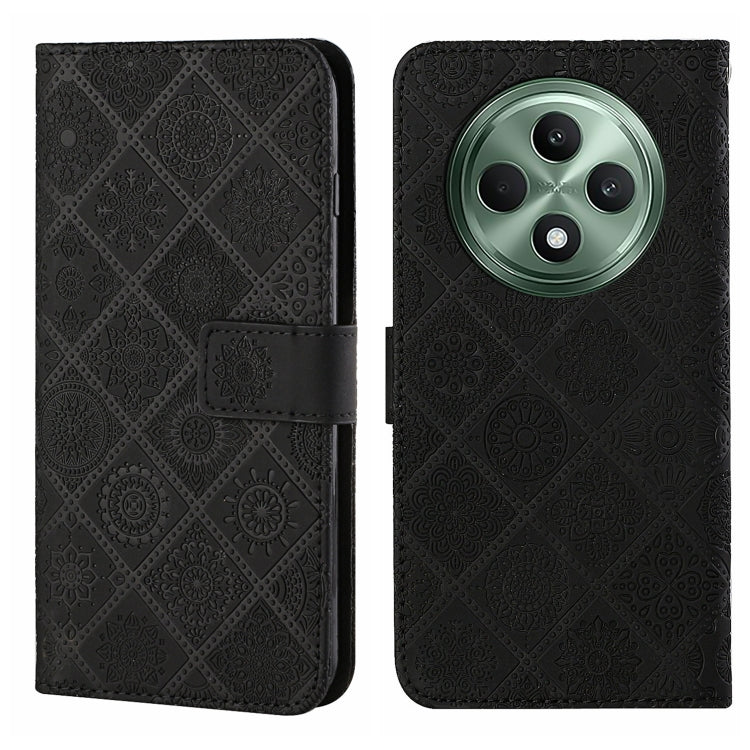 Ethnic Style Embossed Pattern Leather Phone Case