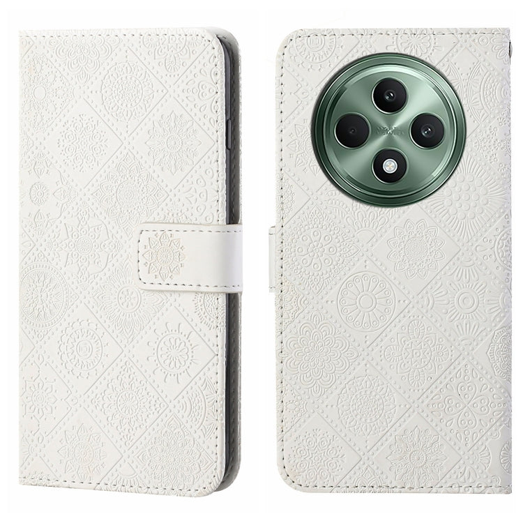 Ethnic Style Embossed Pattern Leather Phone Case, For OPPO Reno12 F Global, For OPPO Reno12 Pro Global, For OPPO Reno12 5G Global