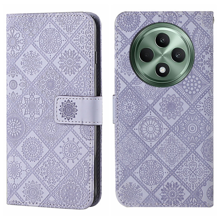 Ethnic Style Embossed Pattern Leather Phone Case