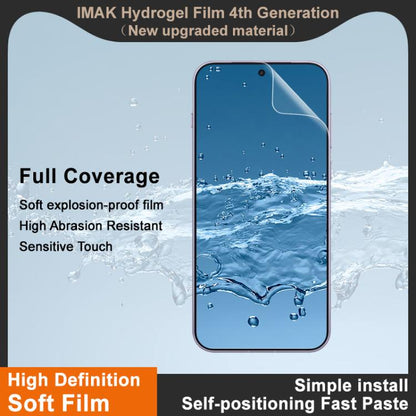 imak 4th Generation  Full Coverage Screen Hydrogel Film Protector, For OnePlus 15, For OnePlus Ace 5 Ultra / Nord 5, For OnePlus Ace 5 Racing / Nord CE5, For OnePlus 13T, For OnePlus 13, For OnePlus Nord 4, For OnePlus Nord CE4 Lite