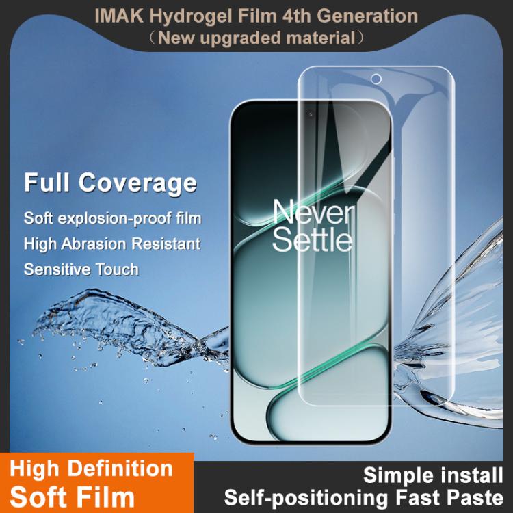 imak 4th Generation  Full Coverage Screen Hydrogel Film Protector, For OnePlus Nord 6 5G, For OnePlus 15T, For OnePlus Turbo 6V, For OnePlus Turbo 6, For OnePlus Ace 6/Ace 6T/15R, For OnePlus 15, For OnePlus Ace 5 Ultra / Nord 5                        ...