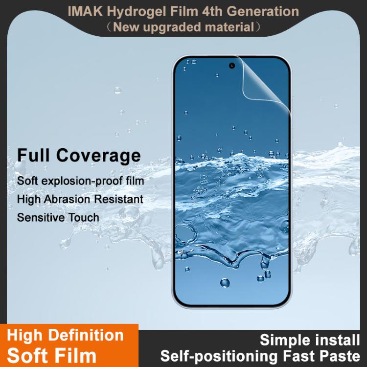 imak 4th Generation  Full Coverage Screen Hydrogel Film Protector, For OnePlus Nord 6 5G, For OnePlus 15T, For OnePlus Turbo 6V, For OnePlus Turbo 6, For OnePlus Ace 6/Ace 6T/15R, For OnePlus 15, For OnePlus Ace 5 Ultra / Nord 5                        ...