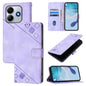 Skin-feel Embossed Leather Phone Case, For Redmi Note 14 Pro 4G, For Redmi Note 14 4G 163.25mm, For Redmi Note 14 5G Global, For Redmi Note 14 Pro 5G Global