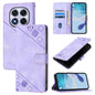 Skin-feel Embossed Leather Phone Case, For Redmi Note 14 Pro 4G, For Redmi Note 14 4G 163.25mm, For Redmi Note 14 5G Global, For Redmi Note 14 Pro 5G Global