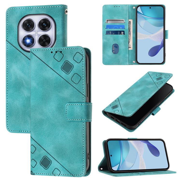 Skin-feel Embossed Leather Phone Case, For Redmi Note 14 Pro 5G Global, For Redmi K70 Ultra 5G Global, For Redmi 13 4G