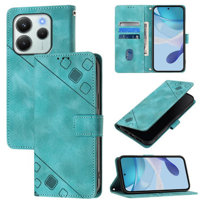 Skin-feel Embossed Leather Phone Case, For Redmi 15 5G Global / 15 4G SEA, For Redmi 15 5G / 4G EU 171mm, For Redmi Note 14 4G 164.84mm, For Redmi K80 5G / K80 Pro 5G