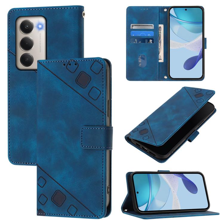 Skin-feel Embossed Leather Phone Case, For Redmi 15 5G Global / 15 4G SEA, For Redmi 15 5G / 4G EU 171mm, For Redmi Note 14 4G 164.84mm, For Redmi K80 5G / K80 Pro 5G