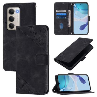 Skin-feel Embossed Leather Phone Case, For Redmi 15 5G Global / 15 4G SEA, For Redmi 15 5G / 4G EU 171mm, For Redmi Note 14 4G 164.84mm, For Redmi K80 5G / K80 Pro 5G